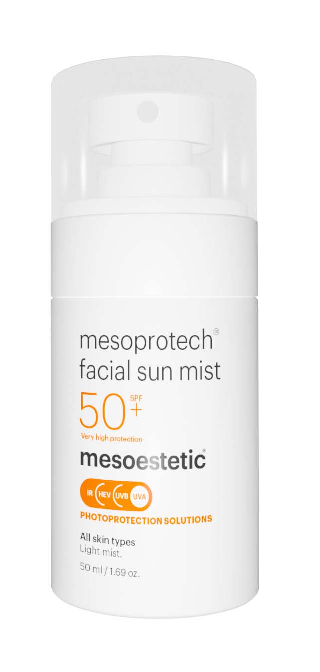 mesoprotech facial sun mist SPF50+